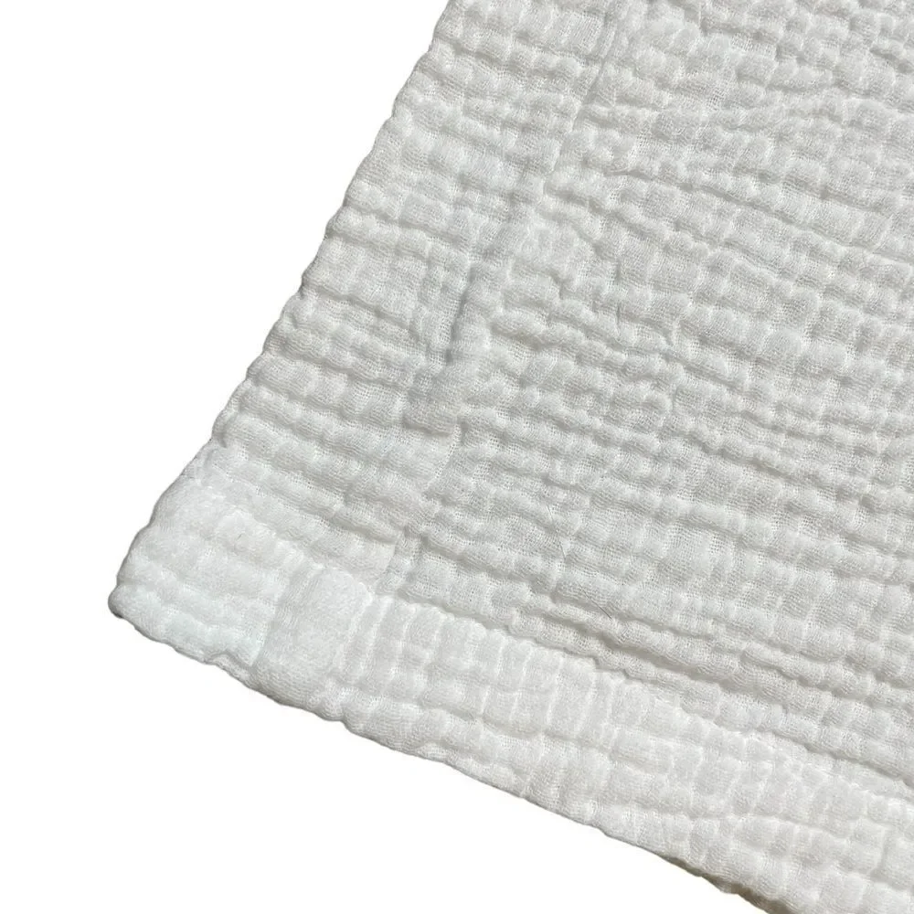 JOIE Cotton Textured Wide Leg Pants White Size Large - Picture 7 of 7